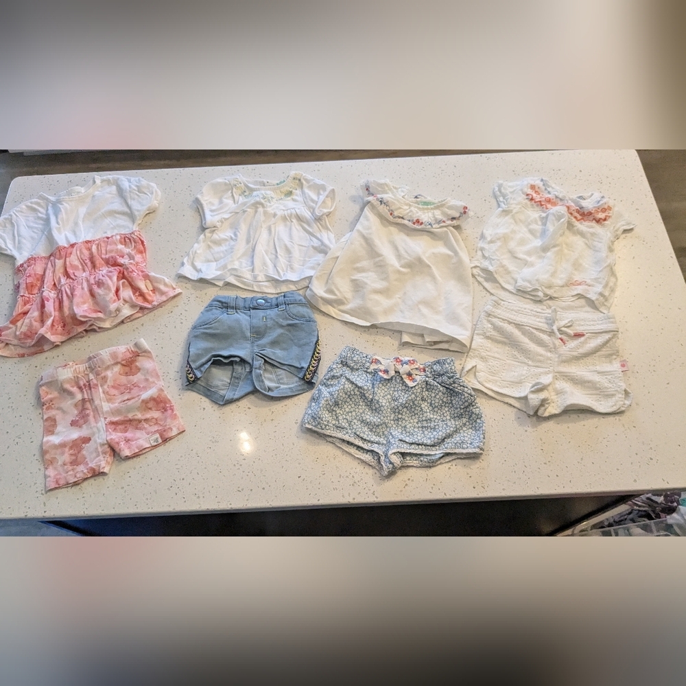 assortment 12 mo girl outfits